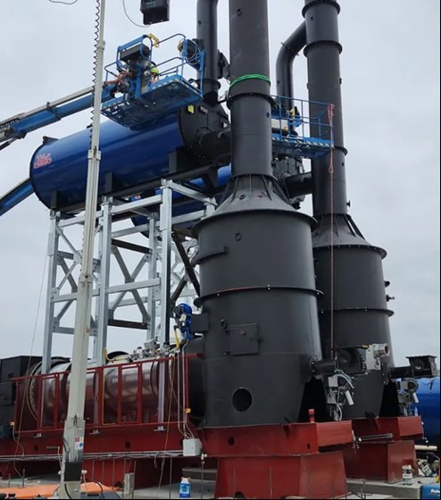 Gas handling and heat recovery
